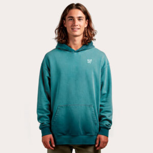 Hoodie surf turquesa frontal bluewhy