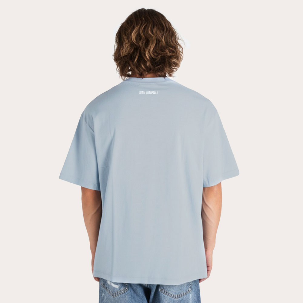 Camiseta surf cielo bluewhy espalda